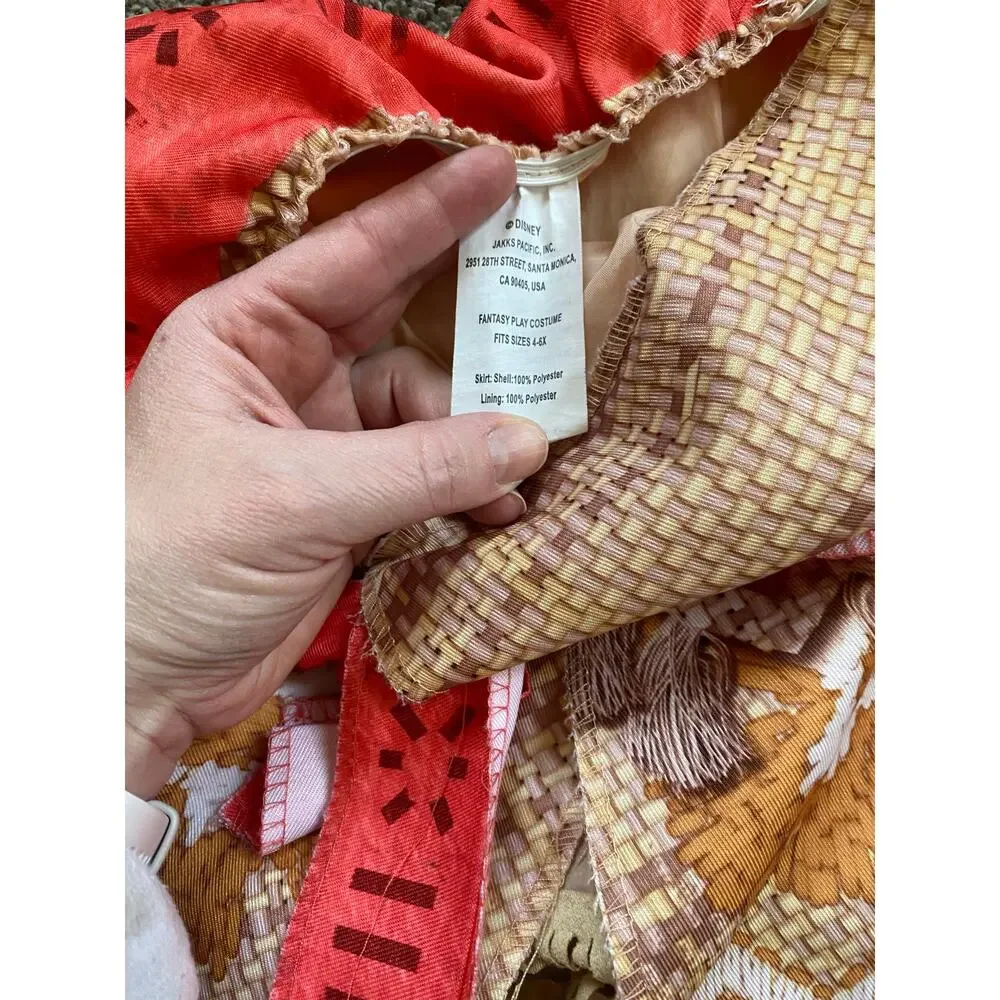 Moana Costume Skirt- Size 4-6x - Picture 2 of 2